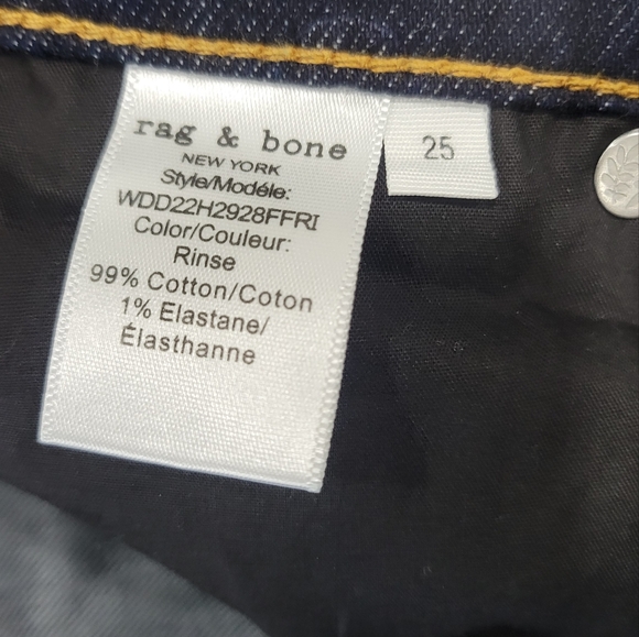 Rag & Bone Peyton Midrise Bootcut Jeans Size 25 - Picture 11 of 13